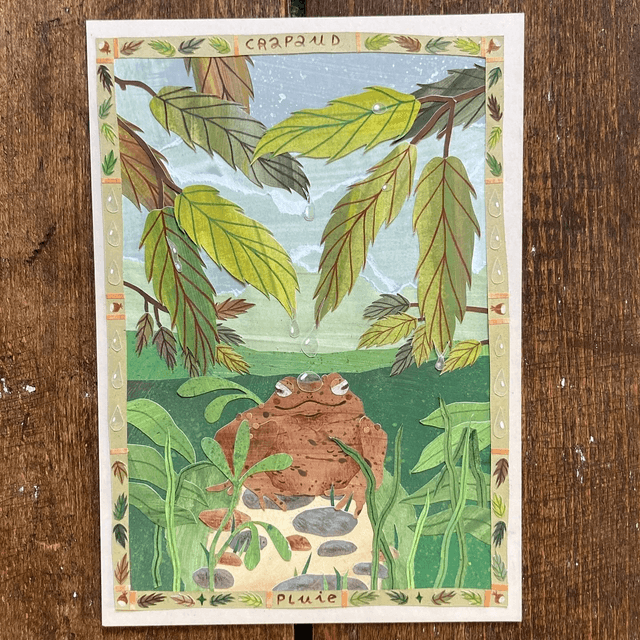 Original "Crapaud & Pluie"