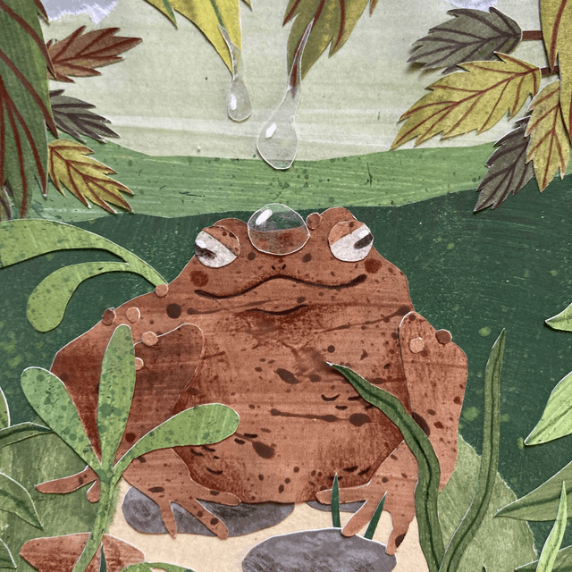 Original "Crapaud & Pluie"