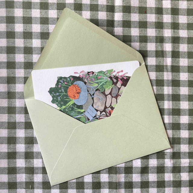 Carte postale "Jardin paisible"