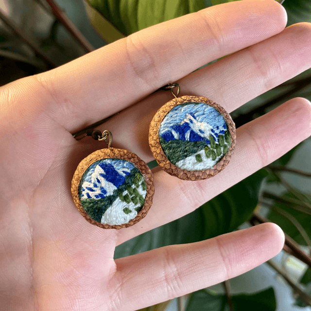 Boucles paysage "La montagna"