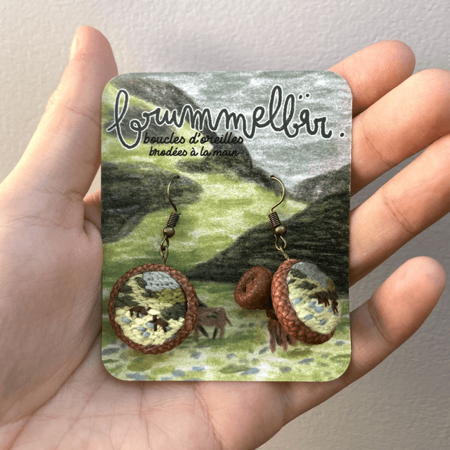 Boucles paysage &quot;Vaches dans prairie&quot;